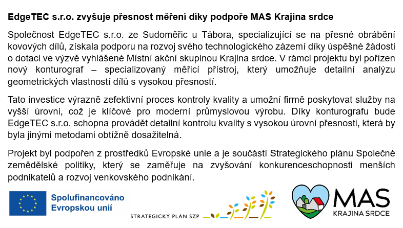 Podpora MAS Krajina srdce
